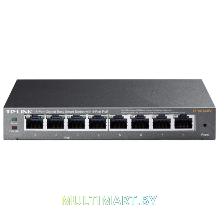 Коммутатор TP-LINK TL-SG108PE